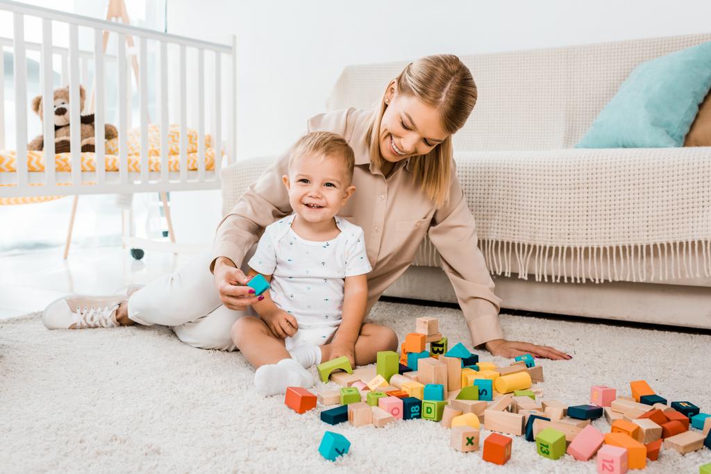 carpeted playroom